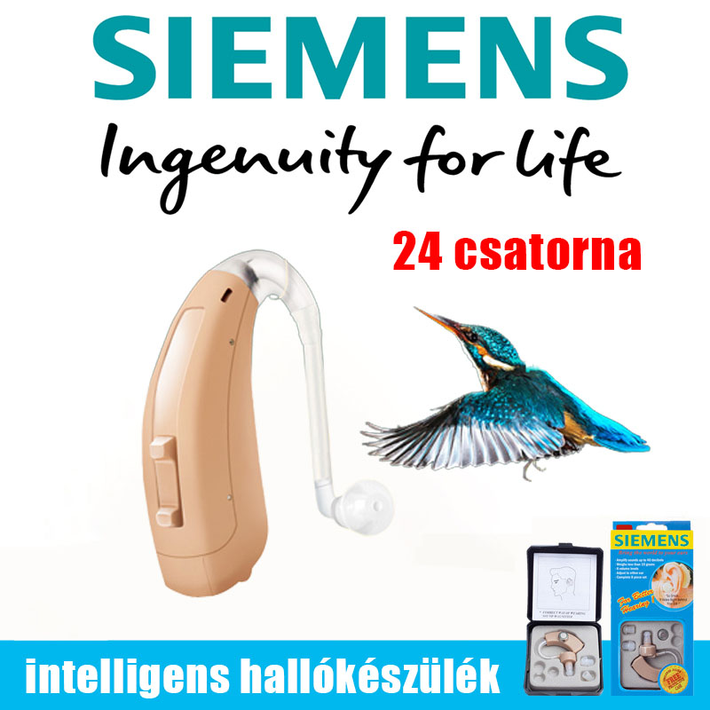 【Siemens】XTM P8 intelligens Bluetooth hallókészülék, kettős zajcsökkentés, 24 csatornás, enyhe vagy közepesen súlyos halláskárosodásban szenvedő betegek számára（hallókészülék egyetlen fül)